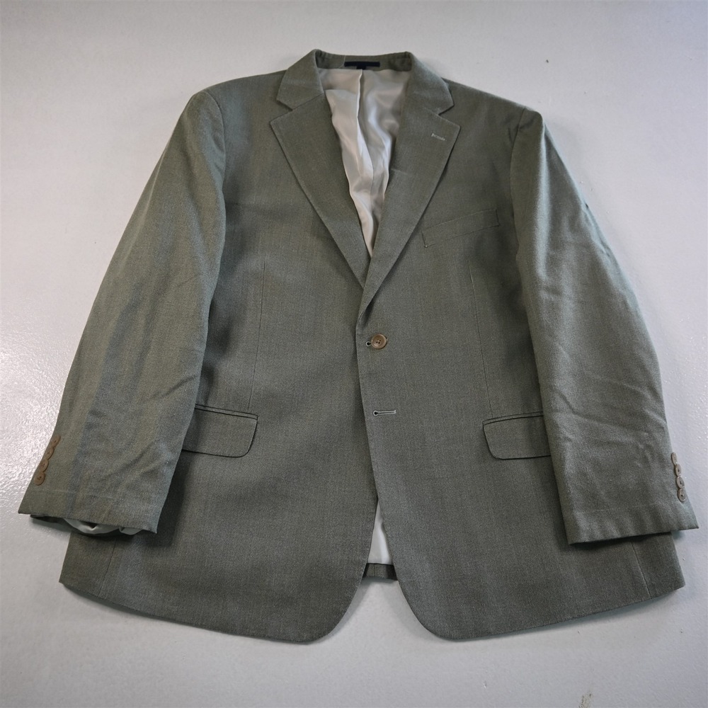 Jos A Bank 46S Light Green Silk Wool Mens Blazer Suit Jacket Sport Coat